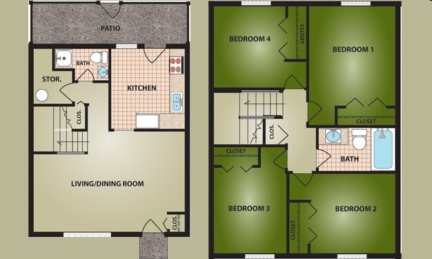 4BR/1.5BA - Gwynne Village