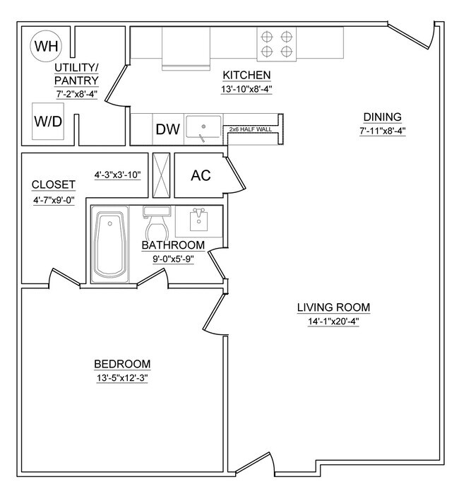 Floorplan - 3235 Dallas Flats