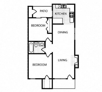 Floorplan - Overton Park Apartments