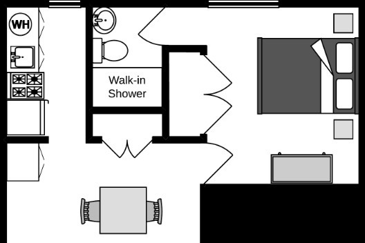 CM I Large One Bedroom - Cleveland Manor