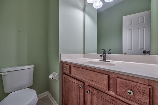 1/2 bath off the living room - 22613 W 72nd Ter