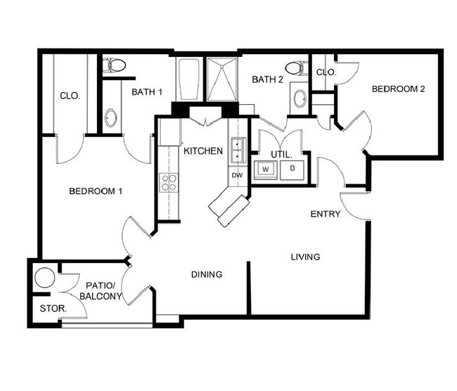 Floorplan - Parkway Senior Apartments