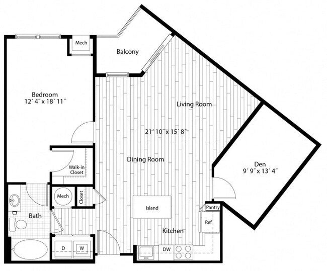 Floorplan - Rhode Island Row