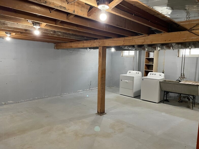 Laundry Area in Basement - 1328 Rust St