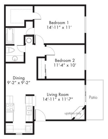 Floorplan - Aviare Place Apartments