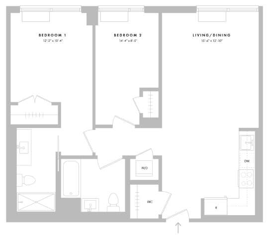 Floorplan - The Hazel Jersey City