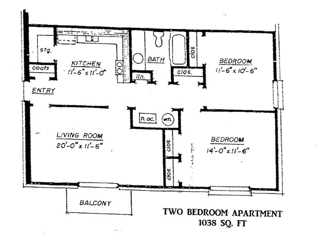 2BR/1BA - Nottingham North Apartments