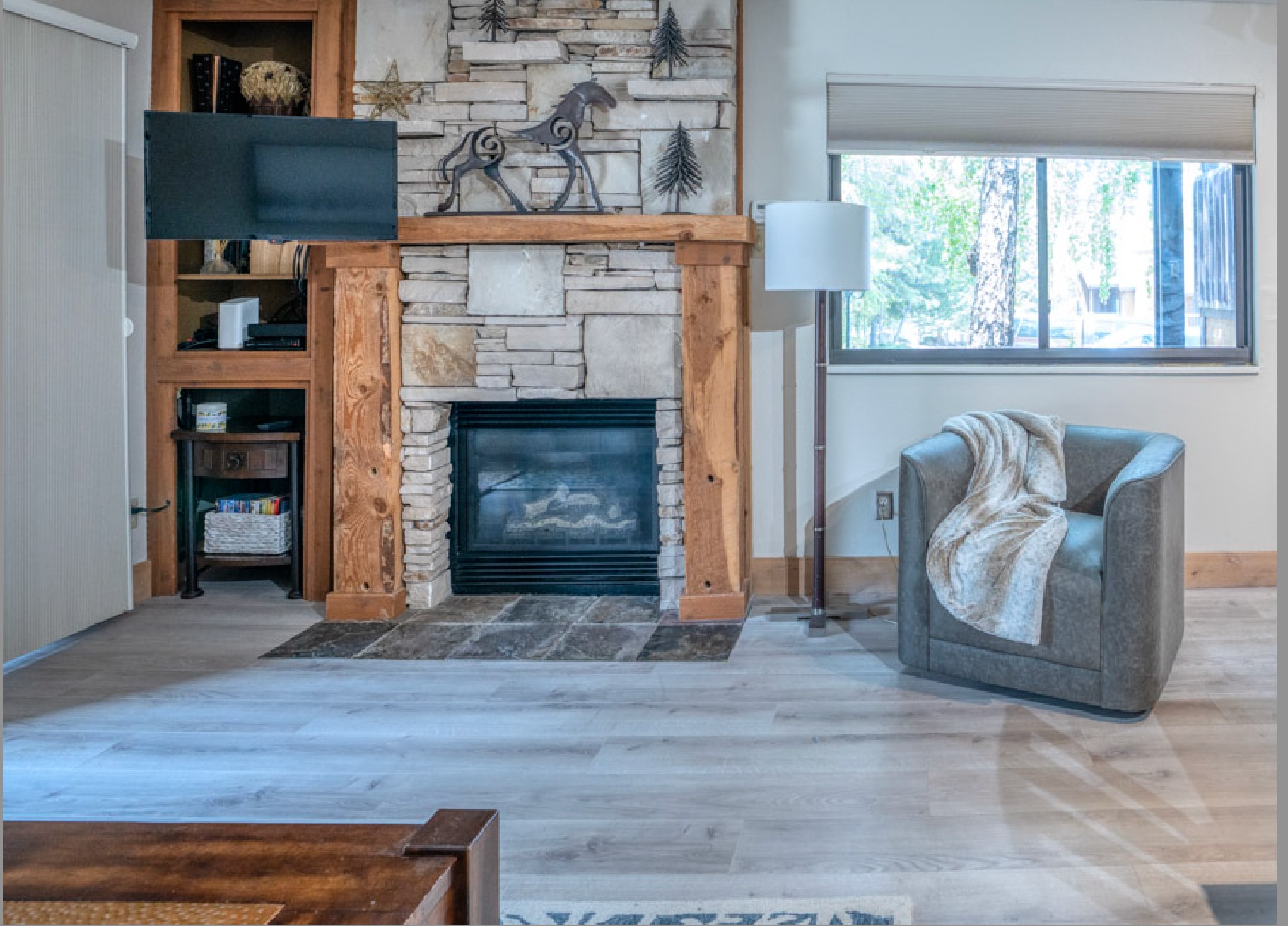 Fire place at Red Pine - 2025 Canyons Resort Dr