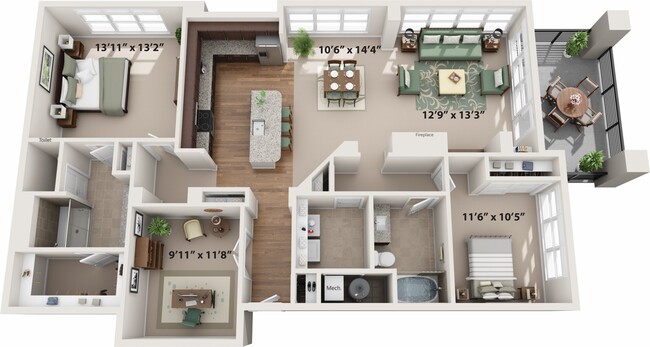 Floorplan - Amberley at Inverness