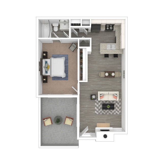 Floorplan - Casa Azul Townhomes