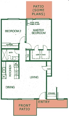 2BR/1BA - Paseo del Prado