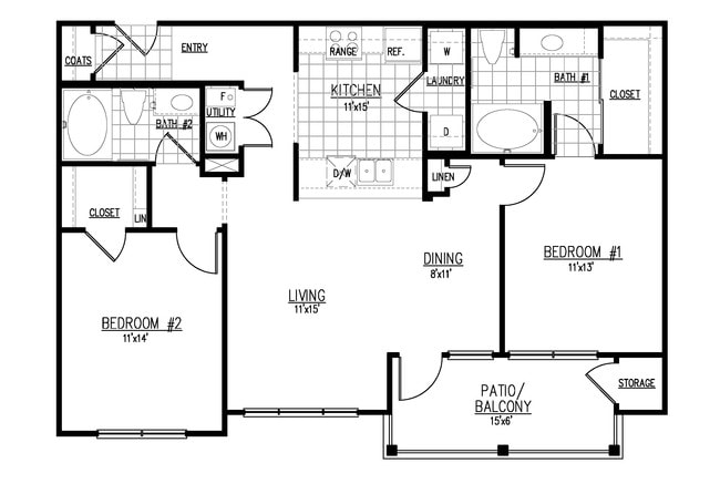 Floorplan - Maple Knoll Apartments