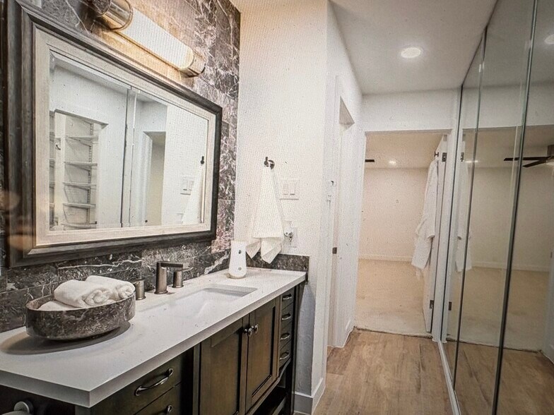 Master bath toward master bedroom - 4851 Cedar Springs Rd