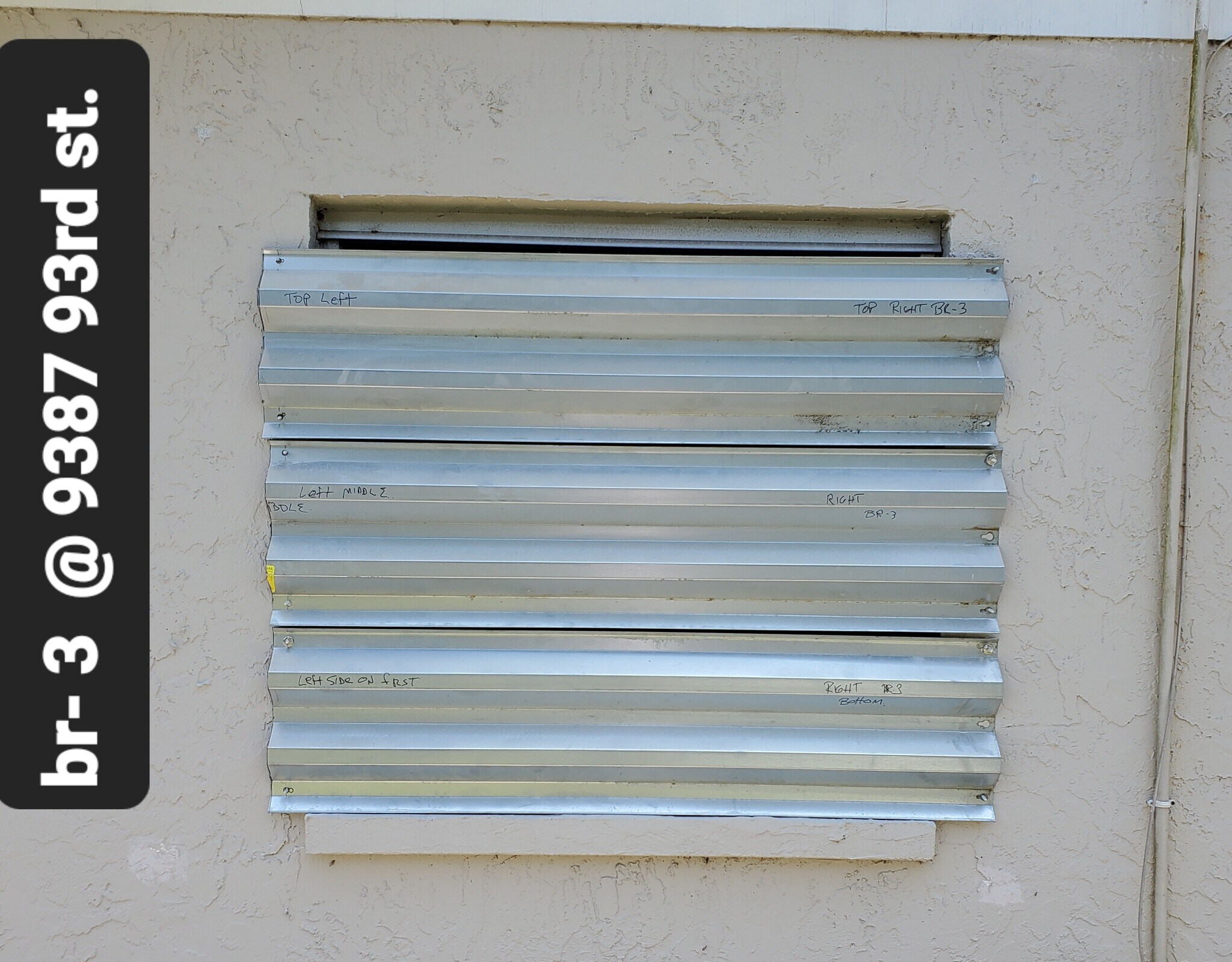 Storm Shutters - 9397 93rd St
