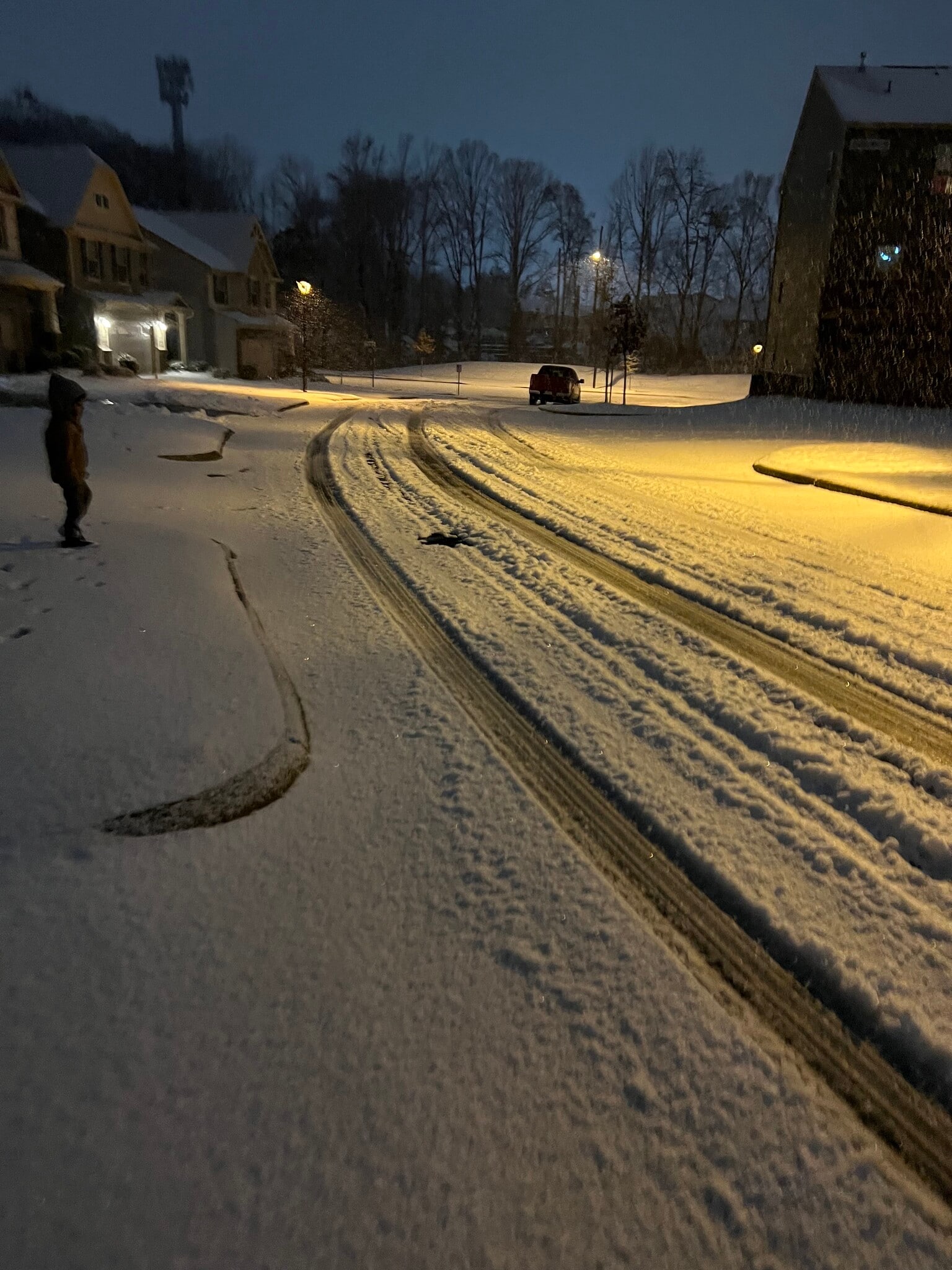 Street in Snow (2) - 4014 Audubon Park Dr