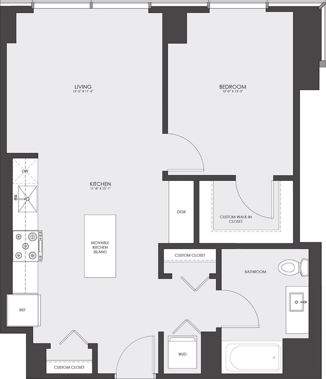 Floorplan - Hubbard 221