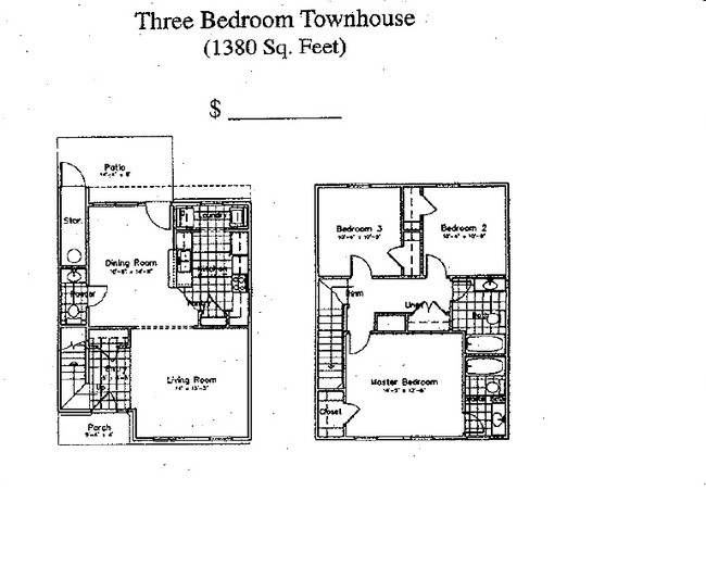 Floorplan - Village of New Hope Apartment Homes