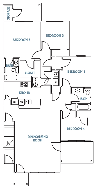 4BR/2BA - Bradford Park