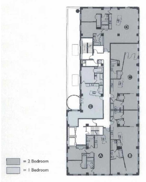 Proposed Floors 3 thru 9 - Barfield Bldg