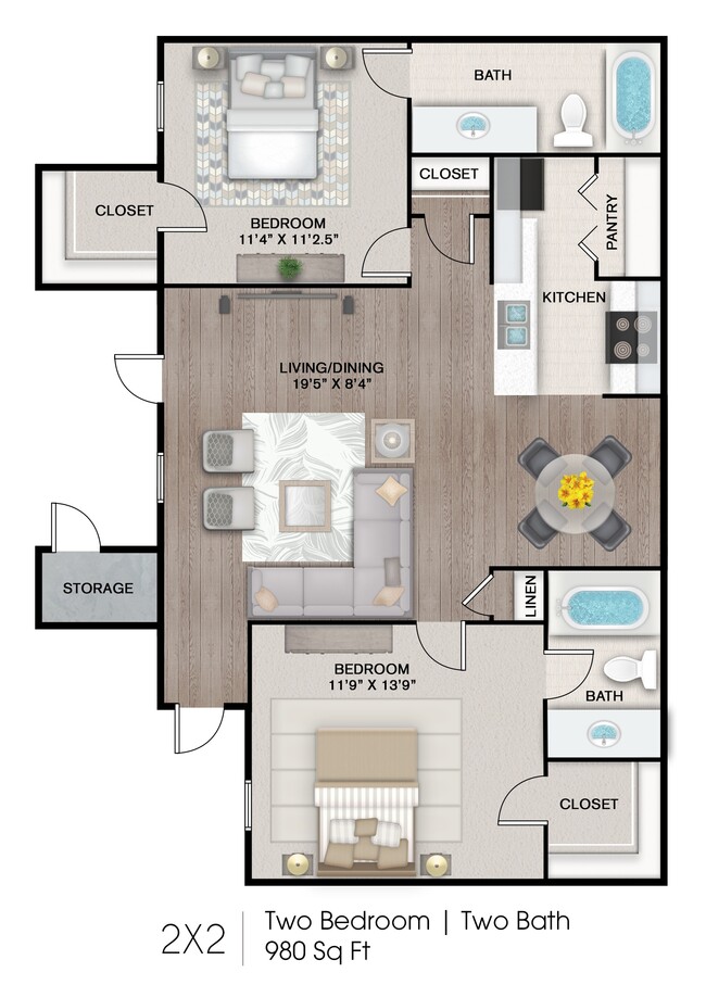 Floorplan - The Aria