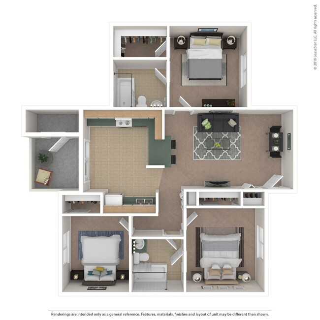 Floorplan - Cornerstone Apartments