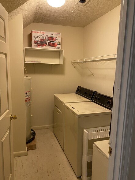 Separate laundry room with full sized washer & dryer - 106 Michael Dr