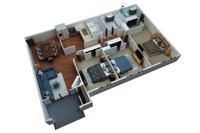 Floorplan - The Austin Apartment Homes