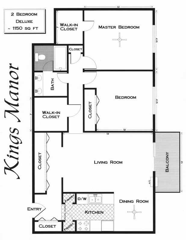 Floorplan - Kings Manor