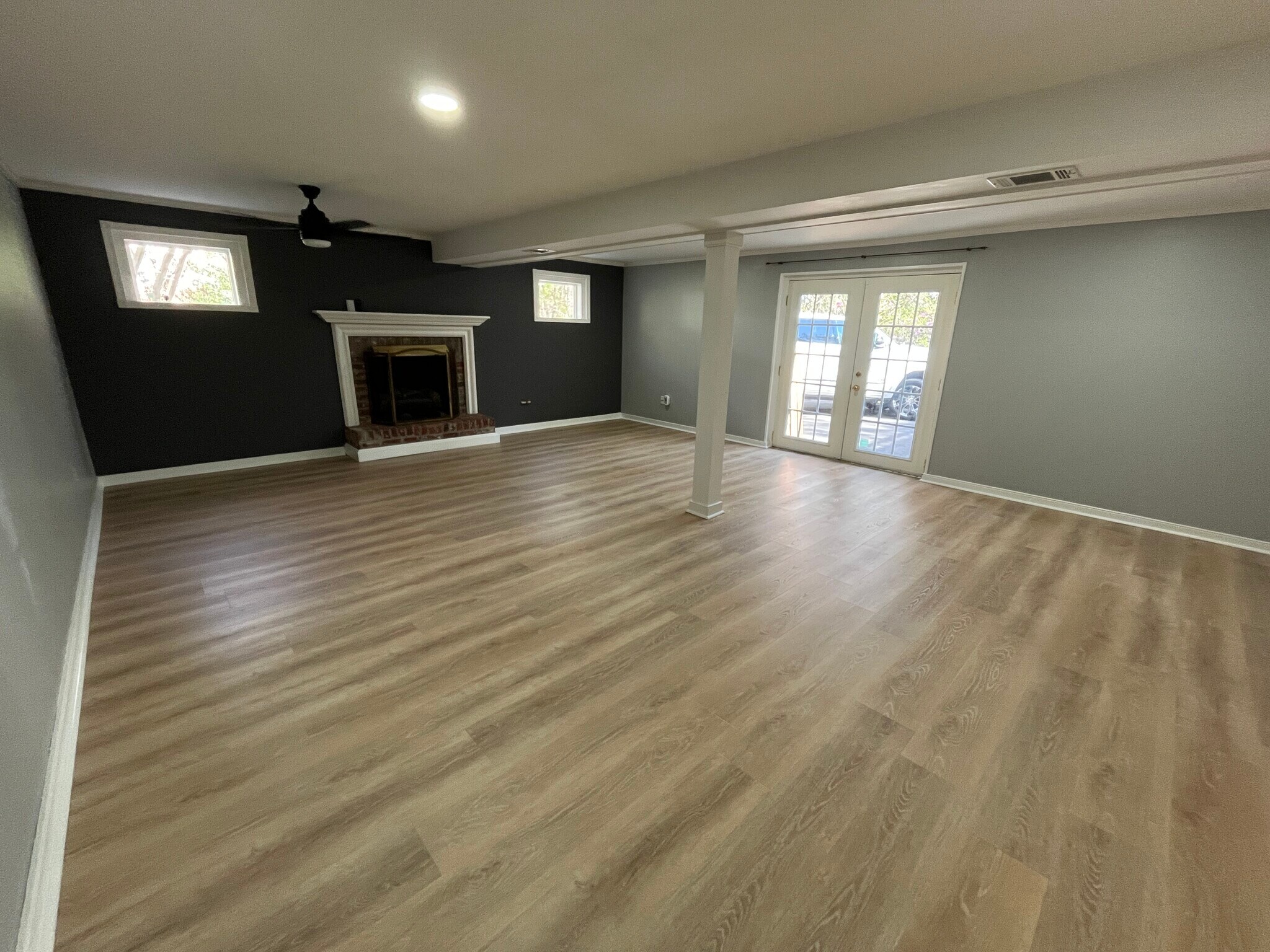 Downstairs family room - 2206 Cedar Crest Rd