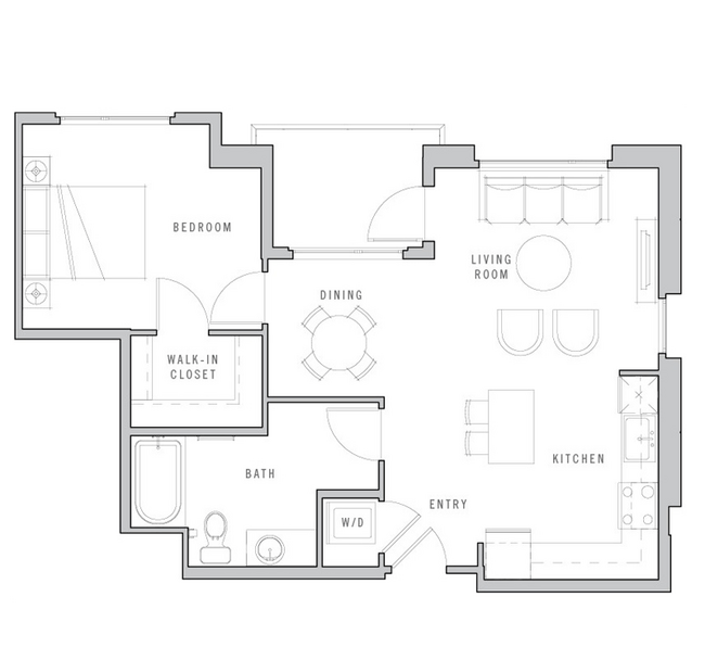 Floorplan - Loft House Apartments