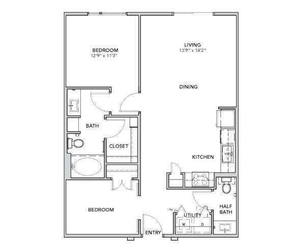 Floorplan - Cypress at Trinity Groves