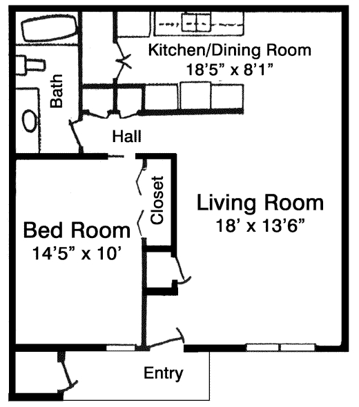 1BR/1BA - Rossmoor Adult Community