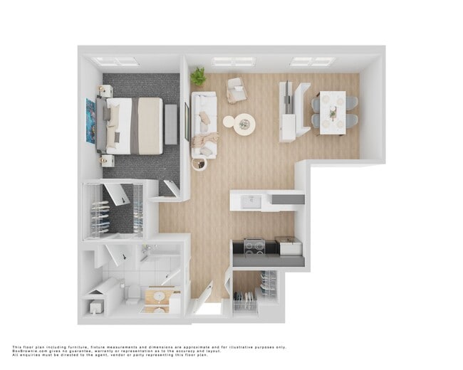 Floorplan - Bookmark Apartments