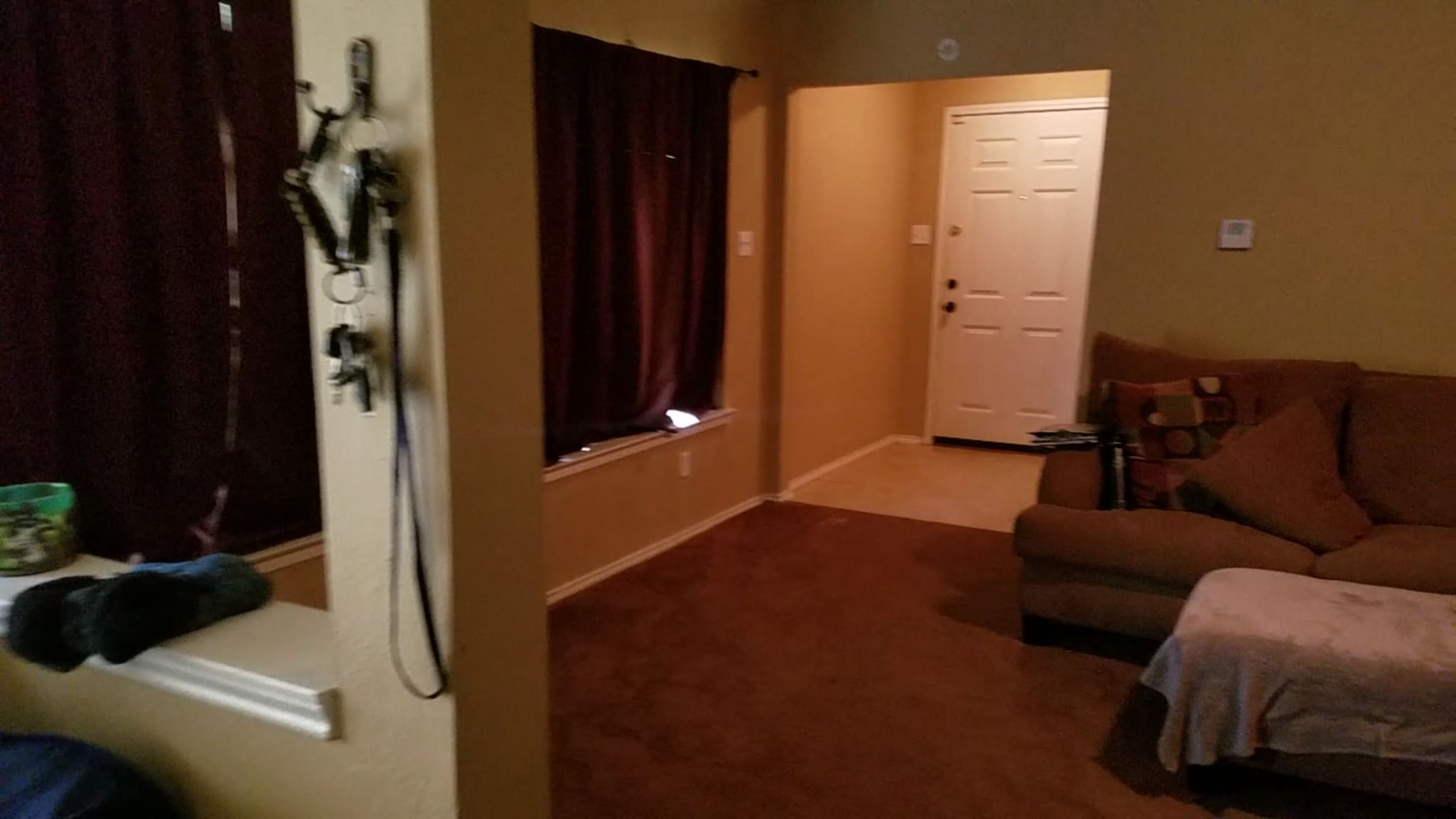 This was a picture of the living room before we installed the new flooring - 2756 Sunset Strip Dr