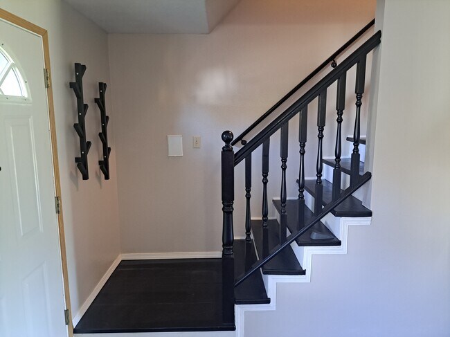 Stairway just inside front door - 15815 NE 69th St