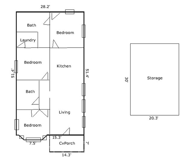 Building Photo - 4114 N Robertson St