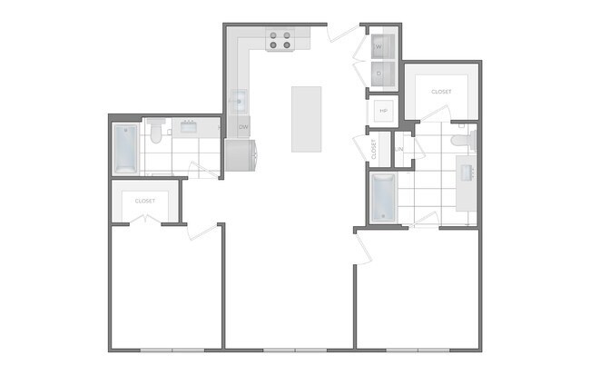 C - 2 Bedroom / 2 Bathroom - Hanover Lakemont