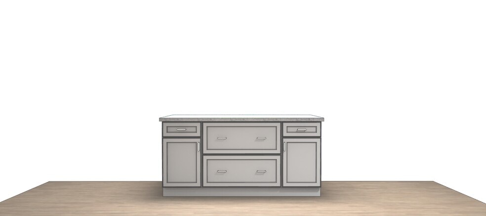 New Kitchen Island CAD Drawing - 304 Titleist Ct