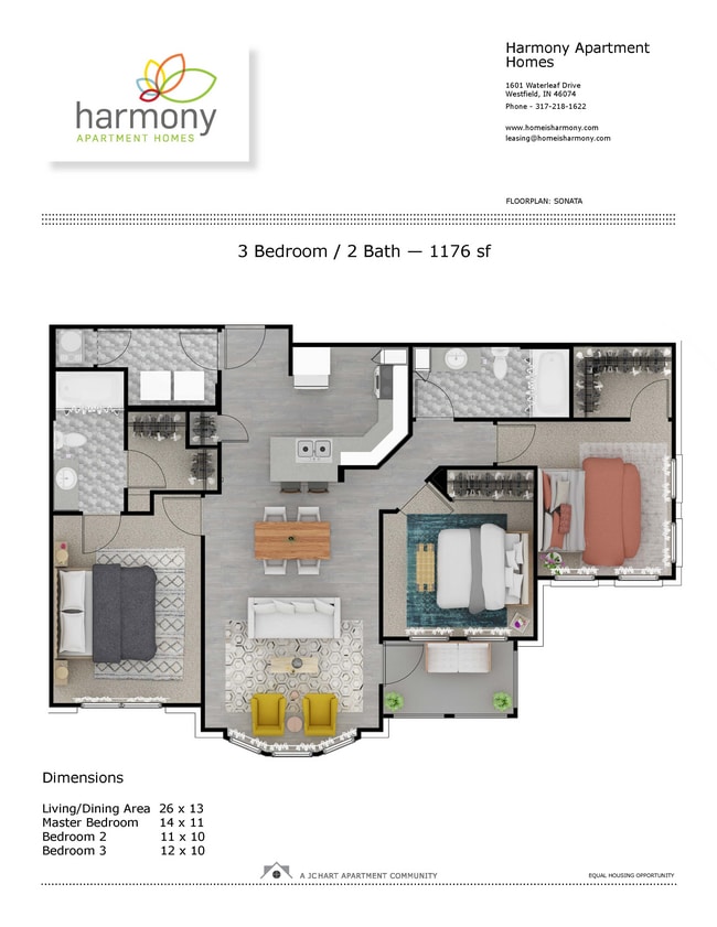 Sonata (T1) 3.2.jpg - Harmony Apartment Homes