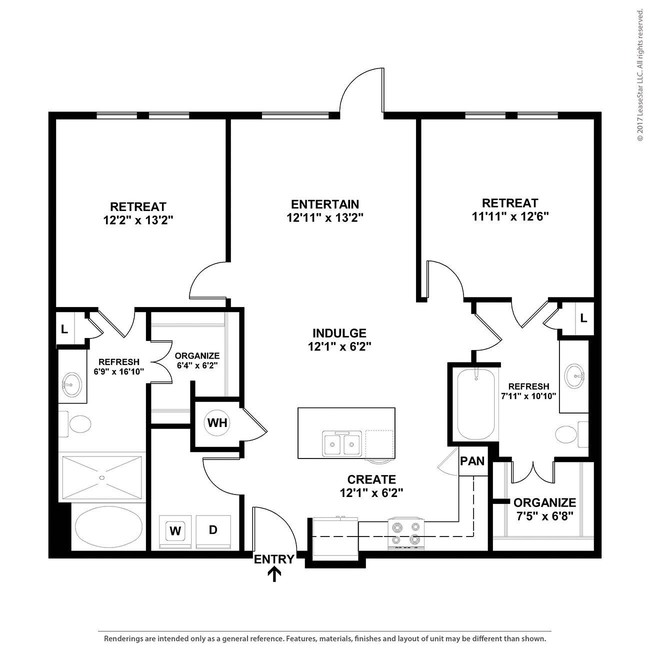 Floorplan - Cortland Oak Lawn