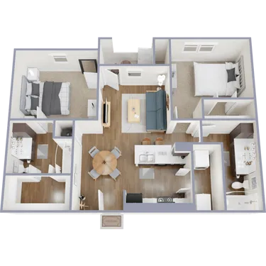 La Mariposa - 2x2 - B1 - La Mariposa Apartments