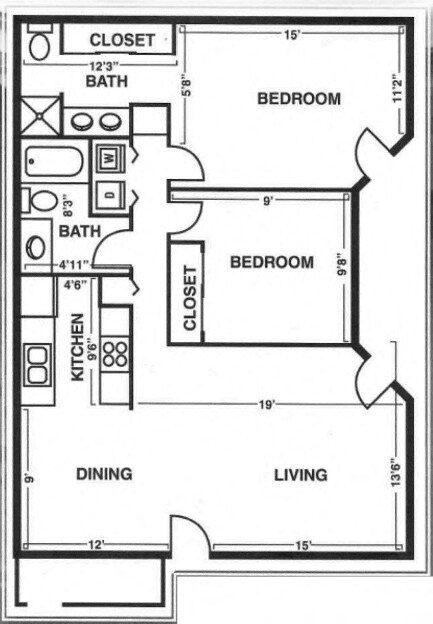 Floorplan - Sundial Apartments