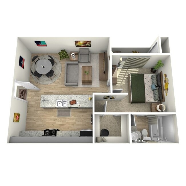 Floorplan - 6 Eleven Lamar Apartments