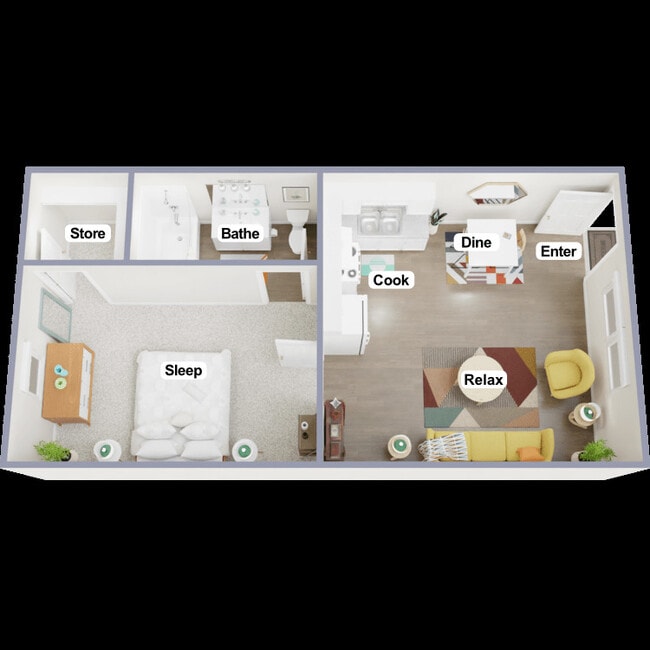 Castlewood One Bedroom - SPRING VALLEY FLATS