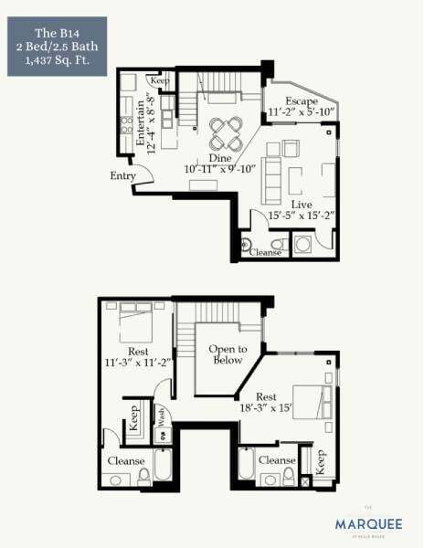 Floorplan - Marquee at Belle Meade