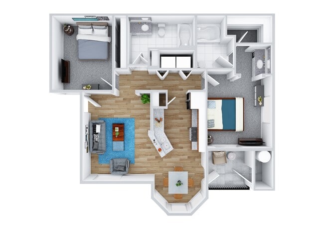 Floorplan - Tribeca North Apartment Homes