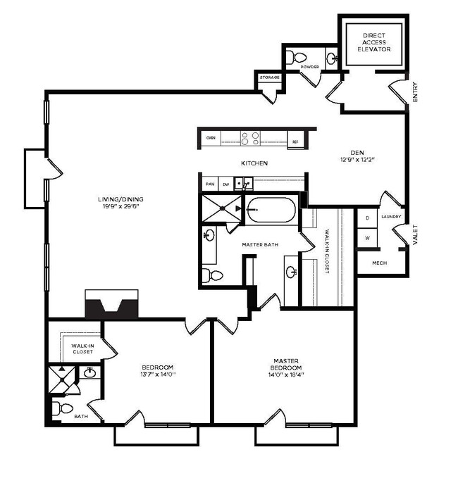 Floorplan - Park Hollow Luxury Residences