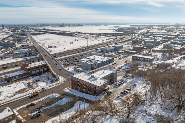 Aerial Photo - Garfield Square Apartments