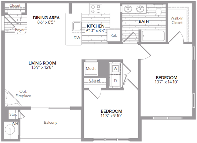 Floorplan - The Elms at Shannon's Glen