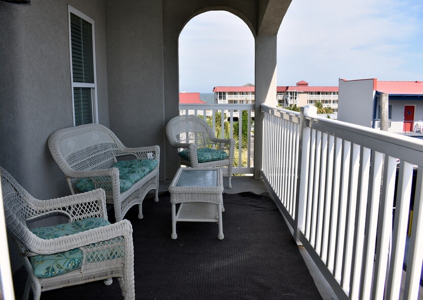 view of ocean from private covered balcony - 26 Atlantic Ave